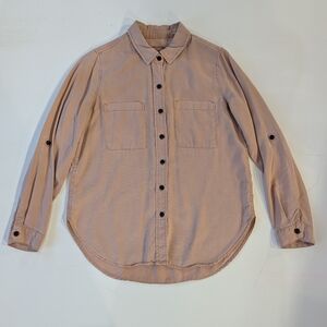Button Down Dusty Rose Blouse - XS Universal Thread